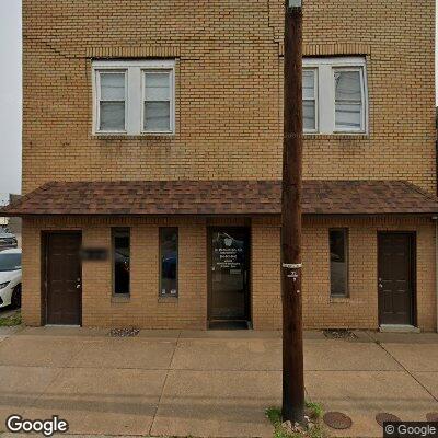 Thumbnail image of the front of a dentist office practice with the name Robert Bennett DDS which is located in Moundsville, WV