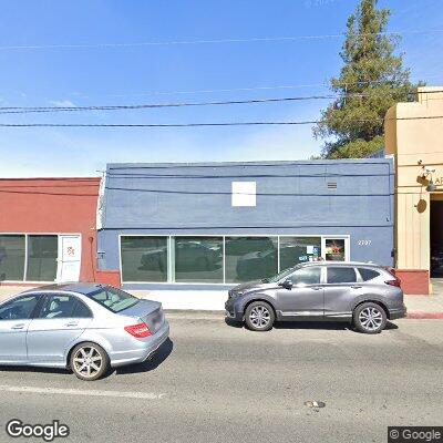 Thumbnail image of the front of a dentist office practice with the name Mid-Peninsula Animal Hospital which is located in Redwood City, CA