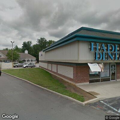 Thumbnail image of the front of a dentist office practice with the name Hadley Family Dentistry which is located in Indianapolis, IN