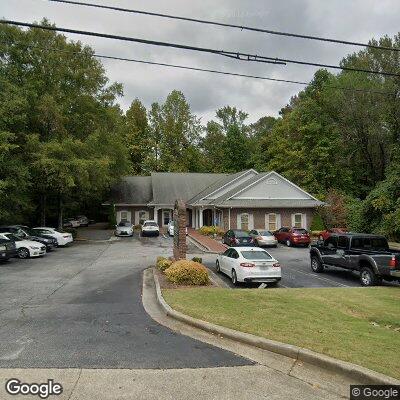 Thumbnail image of the front of a dentist office practice with the name Gwinnett Dental Implant Center which is located in Lilburn, GA