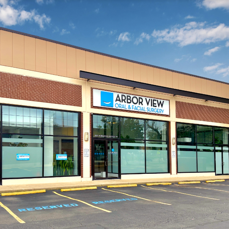 Thumbnail image of the front of a dentist office practice with the name Arbor View Oral & Facial Surgery which is located in Chicago, IL