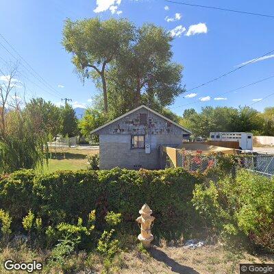 Thumbnail image of the front of a dentist office practice with the name Toiyabe Indian Health Project which is located in Bishop, CA