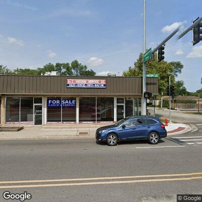 Thumbnail image of the front of a dentist office practice with the name Kiss Dental which is located in Skokie, IL