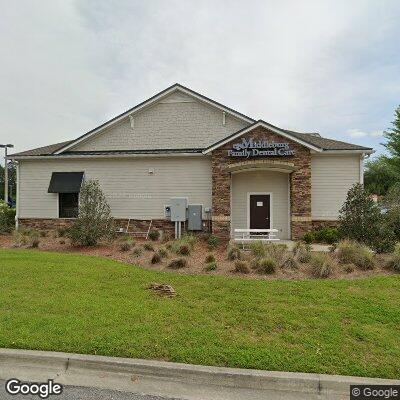 Thumbnail image of the front of a dentist office practice with the name Middleburg Family Dental Care which is located in Middleburg, FL