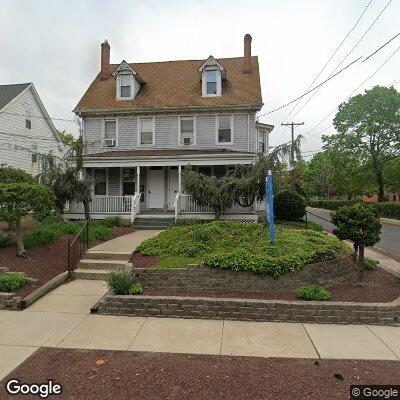 Thumbnail image of the front of a dentist office practice with the name The Smile Center of NJ which is located in Mount Holly, NJ