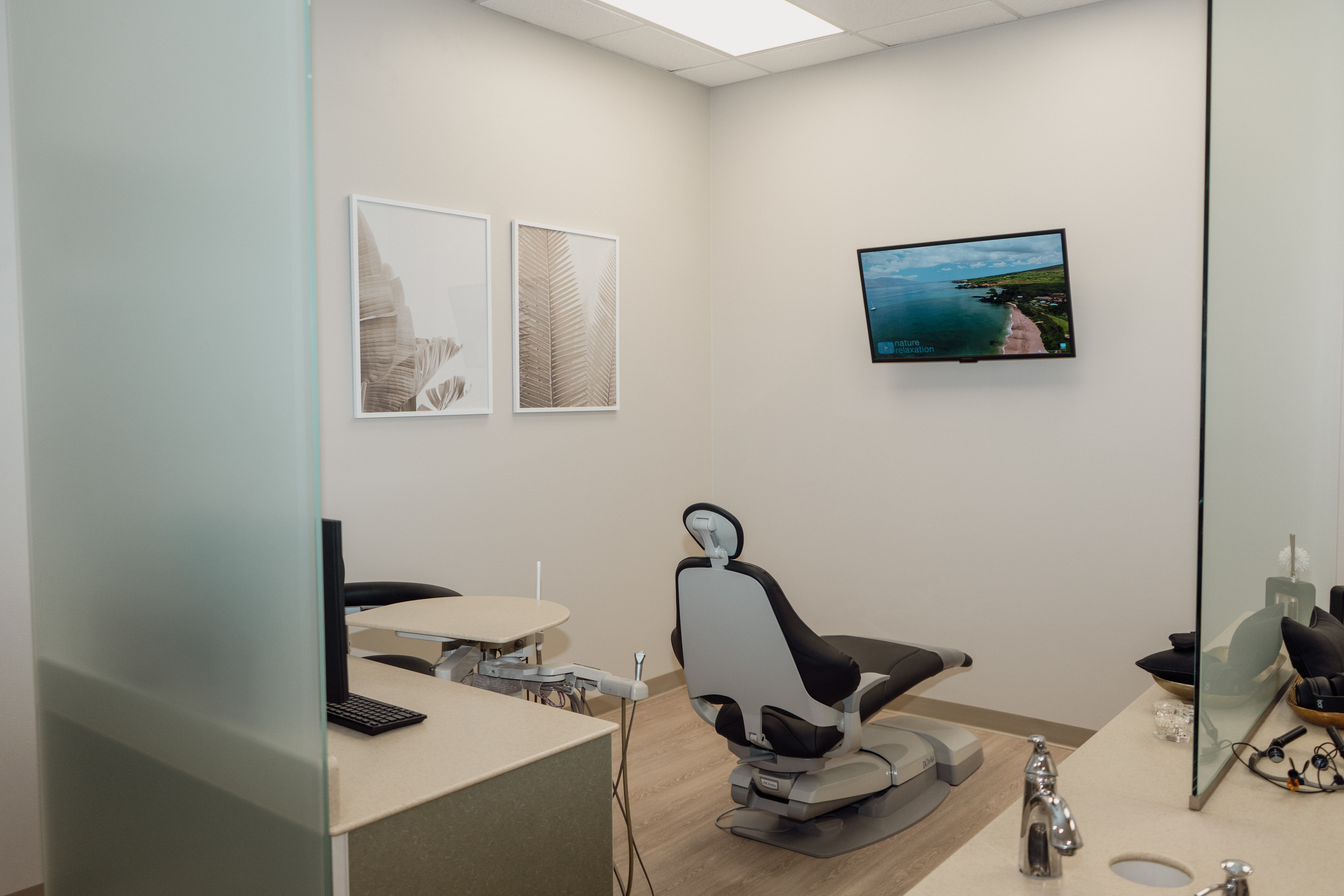 Thumbnail image of the front of a dentist office practice with the name Serenity Dental Studio which is located in Round Rock, TX