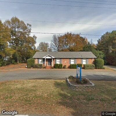 Thumbnail image of the front of a dentist office practice with the name Baker Family Dentistry which is located in Mint Hill, NC