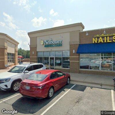 Thumbnail image of the front of a dentist office practice with the name Neibauer Dental Care which is located in Dumfries, VA