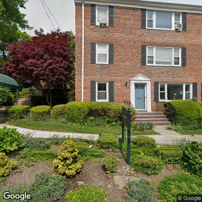 Thumbnail image of the front of a dentist office practice with the name Rye Pediatric Dentistry which is located in Rye Brook, NY