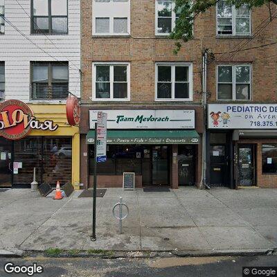 Thumbnail image of the front of a dentist office practice with the name A. Gindi Richard D.M.D. which is located in Brooklyn, NY