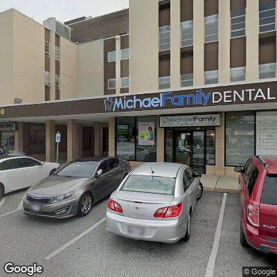 Thumbnail image of the front of a dentist office practice with the name Zishan A. Michael, DDS which is located in Alexandria, VA