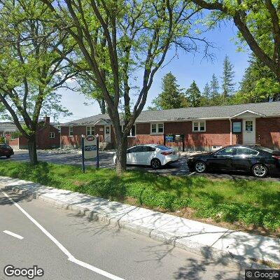 Thumbnail image of the front of a dentist office practice with the name Adirondack Orthodontics which is located in Albany, NY