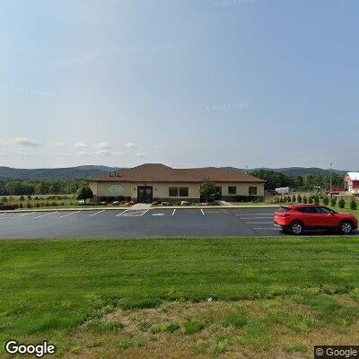 Thumbnail image of the front of a dentist office practice with the name Dr. J Nicholas Porcello, DDS which is located in Allegany, NY