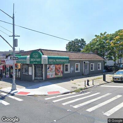 Thumbnail image of the front of a dentist office practice with the name Haresh Shah DDS which is located in Forest Hills, NY