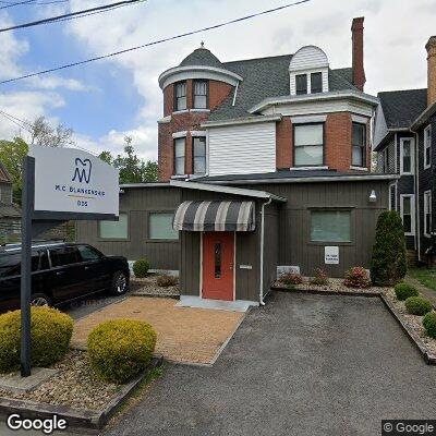 Thumbnail image of the front of a dentist office practice with the name P Ronald Graziani DDS which is located in Fairmont, WV