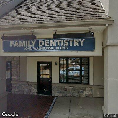 Thumbnail image of the front of a dentist office practice with the name John Wasniewski DMD which is located in Newark, DE