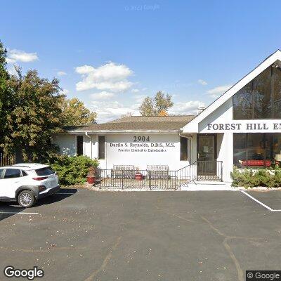 Thumbnail image of the front of a dentist office practice with the name Forest Hill Endodontics which is located in Lynchburg, VA