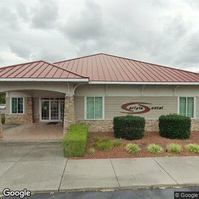 Thumbnail image of the front of a dentist office practice with the name Richard Todd Carlyle, DDS which is located in Kinston, NC