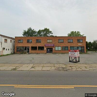 Thumbnail image of the front of a dentist office practice with the name Hanley Orthodontics which is located in Buffalo, NY