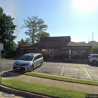 Thumbnail image of the front of a dentist office practice with the name Signature Smiles Dentistry which is located in Falls Church, VA