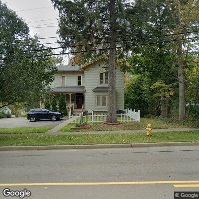 Thumbnail image of the front of a dentist office practice with the name Peppy Dental which is located in Jamestown, NY