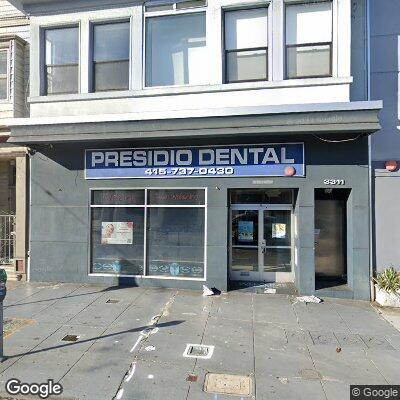 Thumbnail image of the front of a dentist office practice with the name Dr. Steven Brattesani/ Marina/Pacific Heights Dental Care which is located in San Francisco, CA