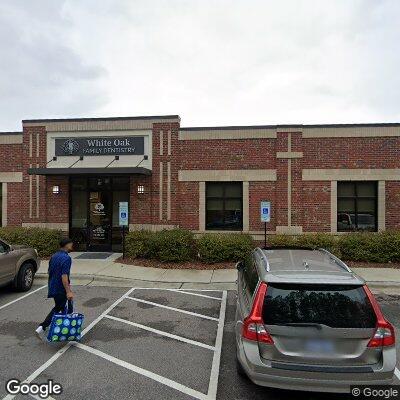 Thumbnail image of the front of a dentist office practice with the name White Oak Family Dentistry which is located in Garner, NC