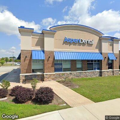 Thumbnail image of the front of a dentist office practice with the name Aspen Dental which is located in Hampton, VA