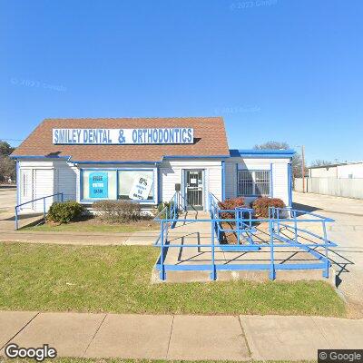 Thumbnail image of the front of a dentist office practice with the name Smiley Dental & Orthodontics which is located in Fort Worth, TX