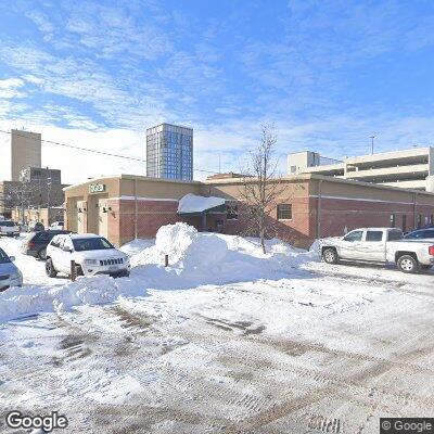 Thumbnail image of the front of a dentist office practice with the name About Smiles Dentistry which is located in Fargo, ND