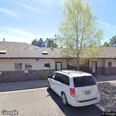 Thumbnail image of the front of a dentist office practice with the name Flagstaff Pediatric Dentistry which is located in Flagstaff, AZ