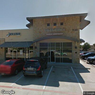 Thumbnail image of the front of a dentist office practice with the name Vista Ridge Family Dentistry which is located in Cedar Park, TX