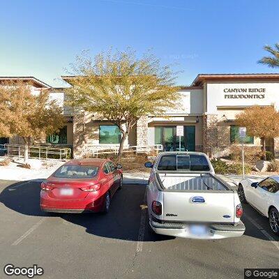 Thumbnail image of the front of a dentist office practice with the name Canyon Ridge Periodontics which is located in Las Vegas, NV