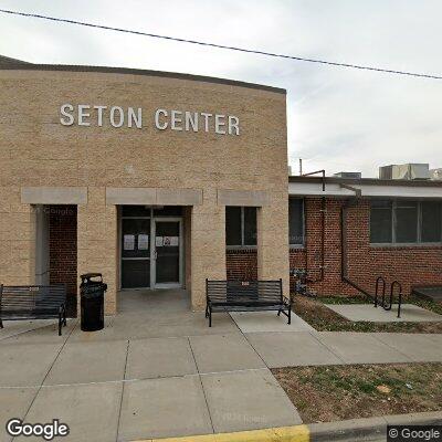 Thumbnail image of the front of a dentist office practice with the name Seton Center which is located in Kansas City, MO