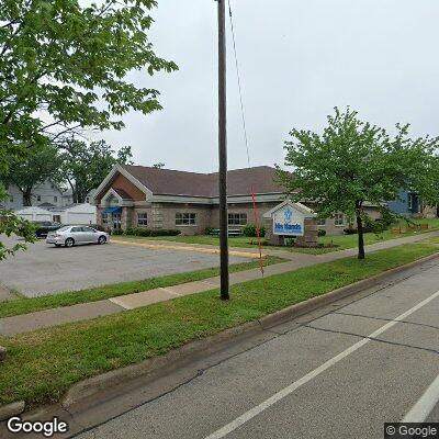 Thumbnail image of the front of a dentist office practice with the name His Hands Free Clinic which is located in Cedar Rapids, IA