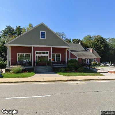 Thumbnail image of the front of a dentist office practice with the name Sturbridge Children Dentistry which is located in Sturbridge, MA