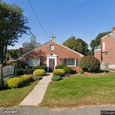 Thumbnail image of the front of a dentist office practice with the name Pleasant St Dental which is located in East Longmeadow, MA