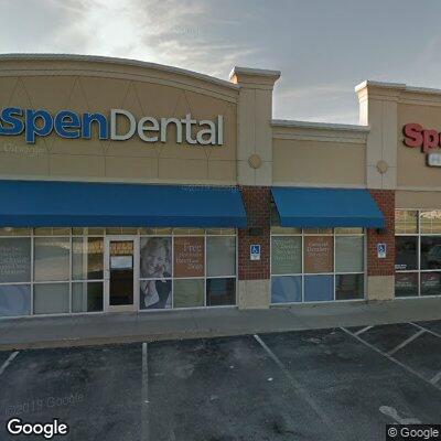 Thumbnail image of the front of a dentist office practice with the name Aspen Dental which is located in Rutland, VT