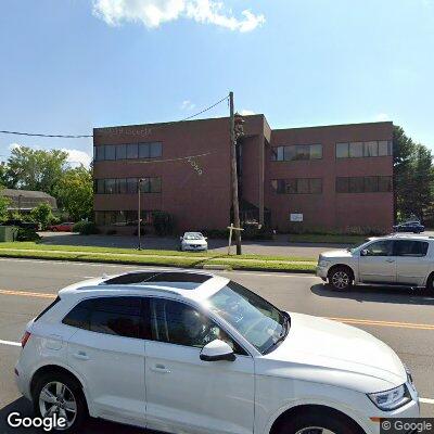 Thumbnail image of the front of a dentist office practice with the name Columbia Dental which is located in Rocky Hill, CT