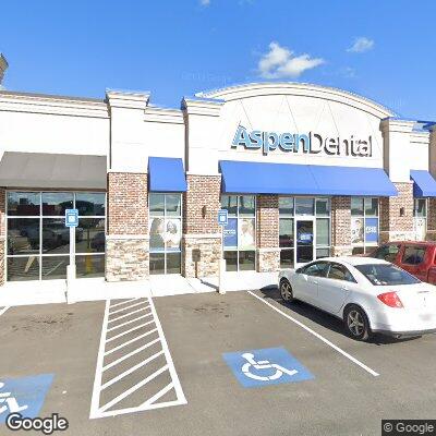 Thumbnail image of the front of a dentist office practice with the name Aspen Dental which is located in Statesboro, GA