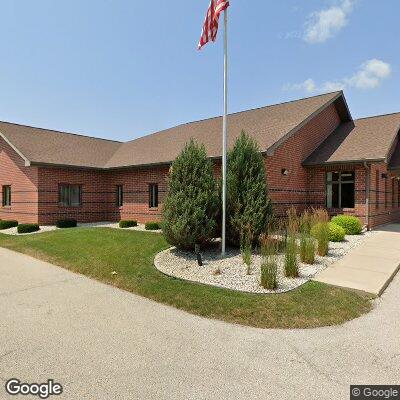 Thumbnail image of the front of a dentist office practice with the name Mount Calvary Dental which is located in Mount Calvary, WI