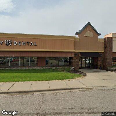 Thumbnail image of the front of a dentist office practice with the name Harmony Dental which is located in Bloomington, MN