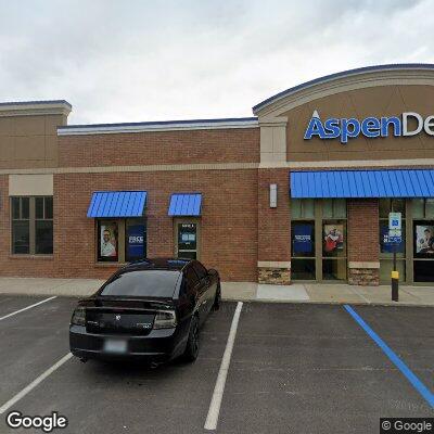 Thumbnail image of the front of a dentist office practice with the name Aspen Dental which is located in Saint Joseph, MO