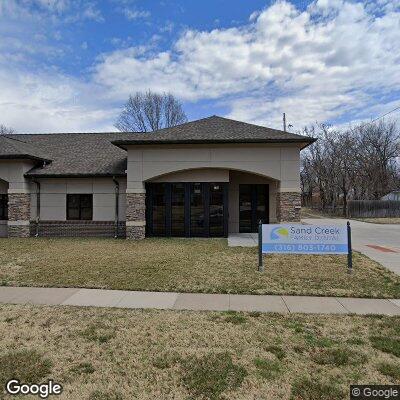 Thumbnail image of the front of a dentist office practice with the name Sand Creek Family Dental which is located in Newton, KS