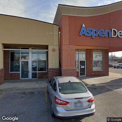 Thumbnail image of the front of a dentist office practice with the name Aspen Dental which is located in Omaha, NE