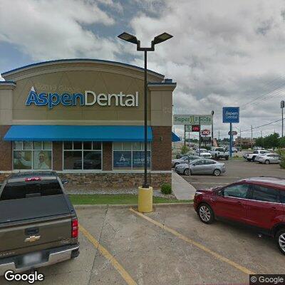 Thumbnail image of the front of a dentist office practice with the name Aspen Dental which is located in Texarkana, TX