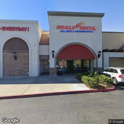 Thumbnail image of the front of a dentist office practice with the name Miracle Dental which is located in Bell Gardens, CA