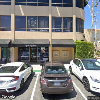 Thumbnail image of the front of a dentist office practice with the name Ektiar Cosemtic Dentistry which is located in Newport Beach, CA