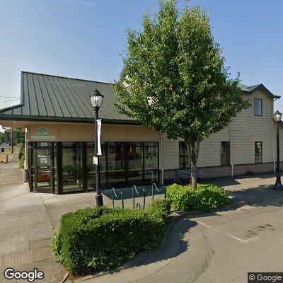 Thumbnail image of the front of a dentist office practice with the name Creswell Family Dental Clinic which is located in Creswell, OR