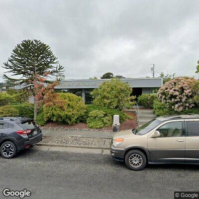 Thumbnail image of the front of a dentist office practice with the name Broadway Dental Center which is located in Montesano, WA